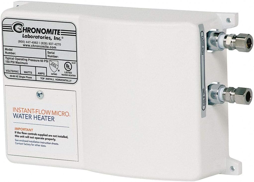9600W Point-of-Use Electric Tankless Water Heater 240VAC