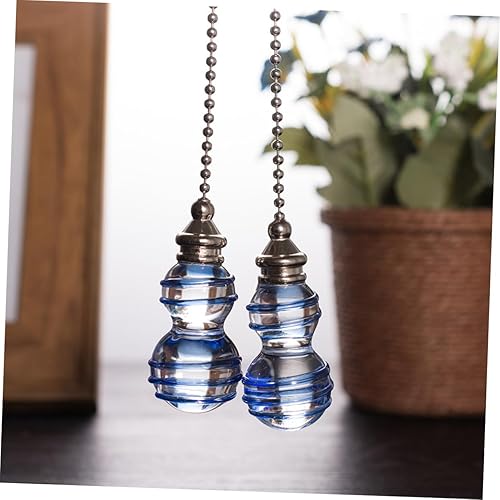 Miniatura 7 de Cadena colgante de cuentas con cordón en forma de calabaza goblincore decoración de habitación ventilador de cristal decoraciones de techo colgante