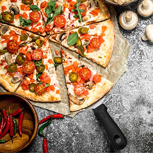 20 Pieces Pizza Spatula Pie Server Stainless Steel Cake Serving Spatula Non Slip Easy To Grip Baking Triangular Spade Plastic Handle Shovel For Desserts Pizza Pie Cake Biscuit #TOP5