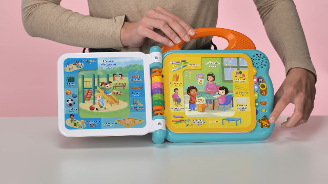 VTech Mon Imagier Bilingue – Mes 100 Premiers Mots Français/Anglais – Livre Parlant Interactif Dès 18 Mois