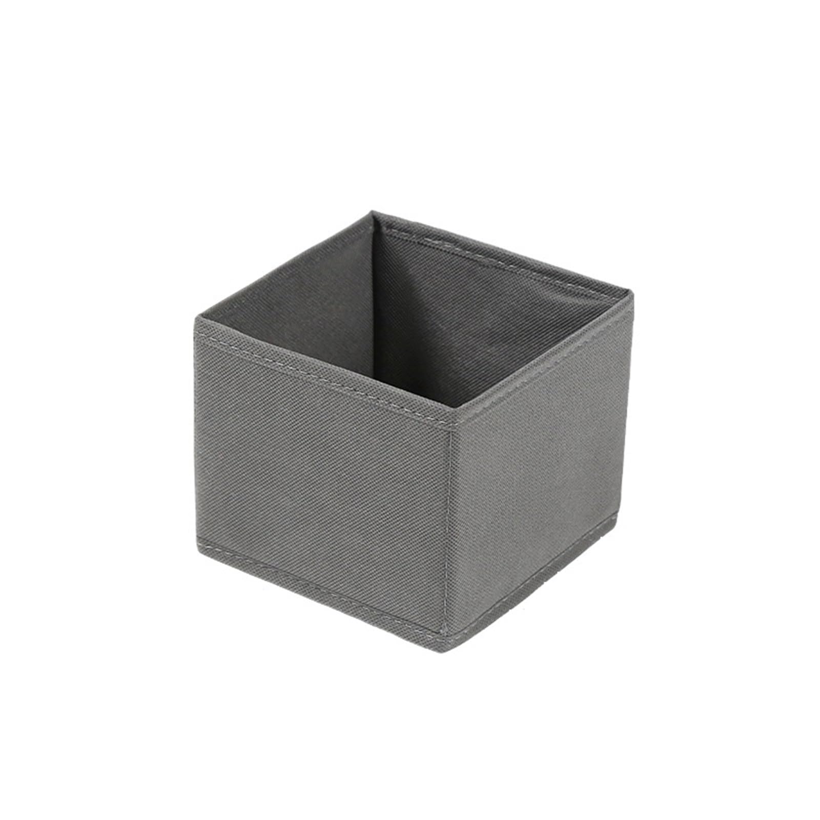 YDYAENIO Underwear Drawer Organiser Fabric Underwear Storage Box Drawer Organizers For Closet Organization underwear organiser boxes for wardrobes(Grey-S)