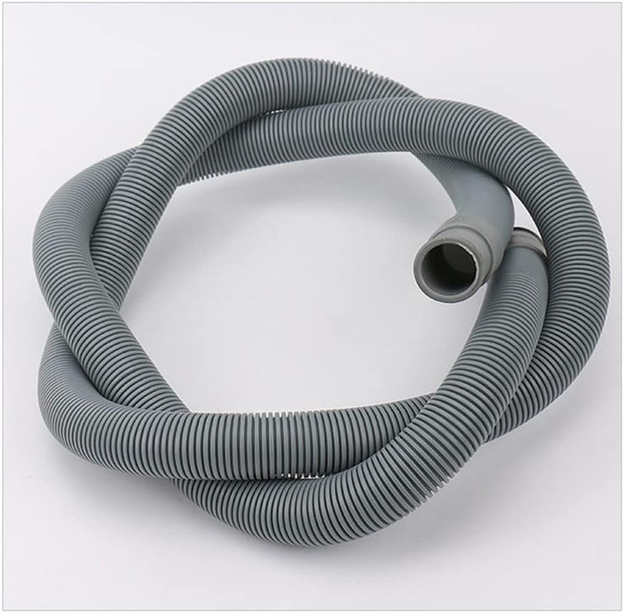 2m Washing Machine Dishwasher Drain Waste Hose Water Outlet Expel Soft Tube Stretchable Flexible