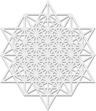 Sacred Geometry Metatron Stencil - Transform Spaces with Clear, Communicative Symbols, Paint Stencils