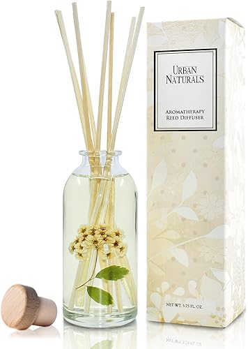 Vista 33 de Urban Naturals Lemongrass Verbena - Juego de difusor con varillas aromáticas Colección de aromaterapia (Refresh + Renew) Mind & Body Ambientador