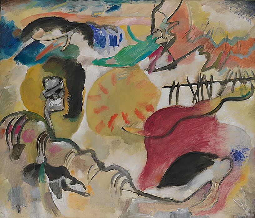 Impresiones lienzo Improvisación de Wassily Kandinsky para regalo de boda