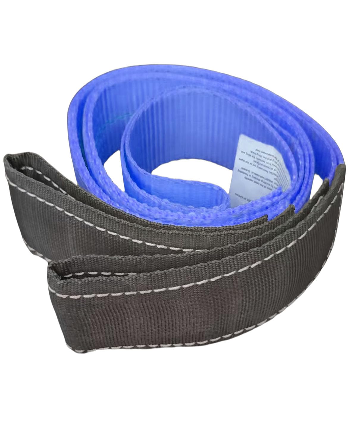 Pasek holowniczy 2 x 15 cm ze wzmocnionymi pętlami, lina do odzyskiwania pojazdu, pasek do odzyskiwania pojemności 8,2 kg, niebieski