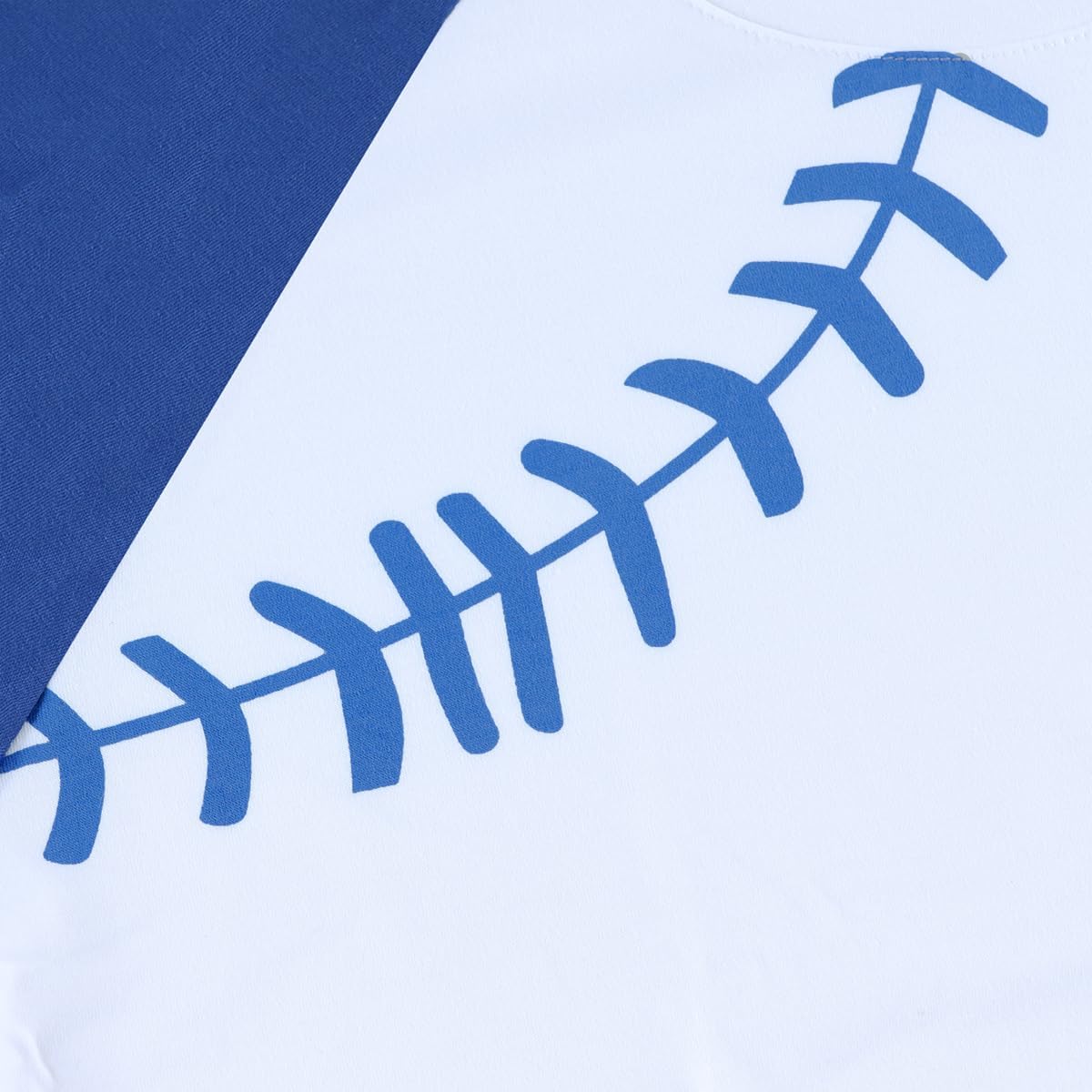 ETATNG Womens Raglan Shirts 3/4 Sleeve Baseball Tee Round Neck Patchwork Casual Blouse Tops - Image 4