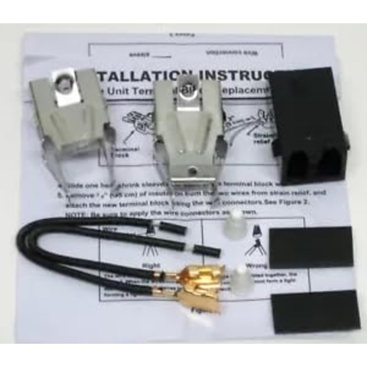 RR331-4 4 PAK Range Burner Receptacle for 330031 5303935058,Replacement for Whirlpool OEM
