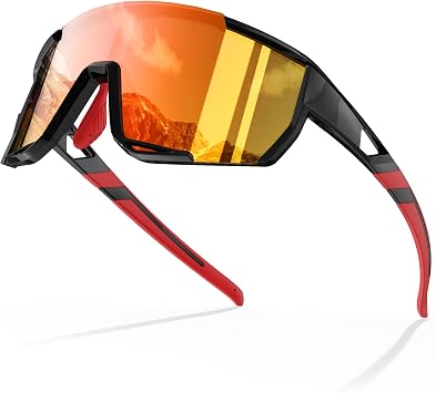 Polarized Sunglasses for Men, Sport Sunglasses Men,UV400 Protection for Running Fishing Driving Baseball Cycling