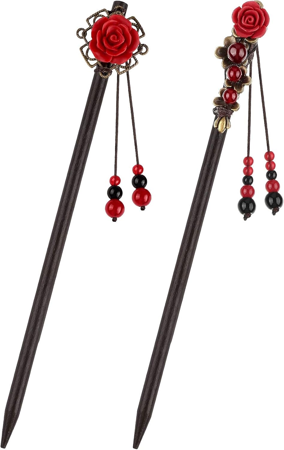 KASTWAVE 2 Pieces Hair Stick Retro...