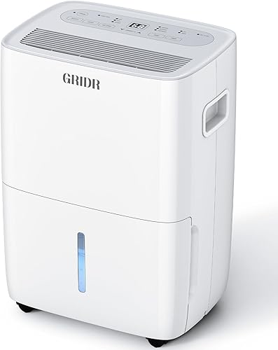 Deshumidificador Energy Star de 2500 pies cuadrados para sótano, máximo 42 pintasD, tanque de agua de 5.5 L, deshumidificadores para el hogar,