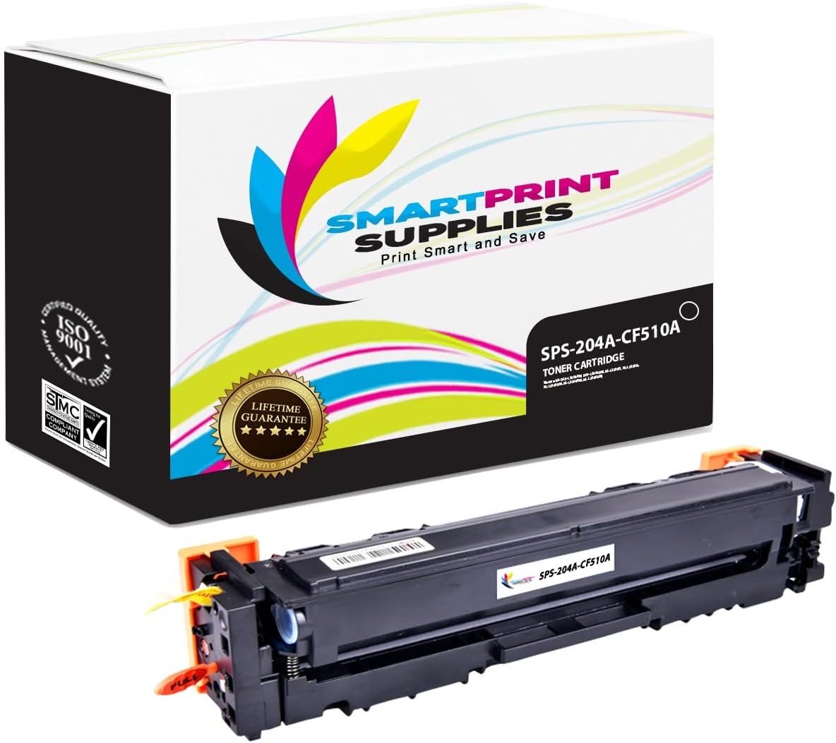 Compatible 204A CF510A Black Toner Cartridge Replacement for HP Color LaserJet Pro MFP M181fw M180nw M154nw Printers (1,100 Pages)