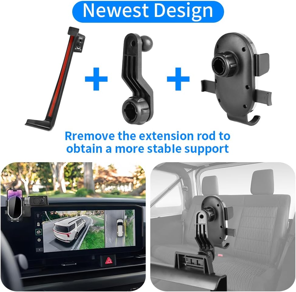 Car Phone Holder for Kia Carnival 2025 2026 Hybrid Auto Accessories Navigation Screen Bracket Interior Decoration Dashboard Cell Mobile Phone Mount Holders case Accessory