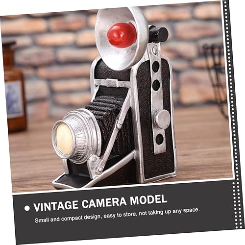 Miniatura 2 de Cabilock Modelo de cámara Decoración de barra Decoración del hogar Resina Cámara Ornamento Fotografía Resina Artesanía Ornamento de Oficina Cámara