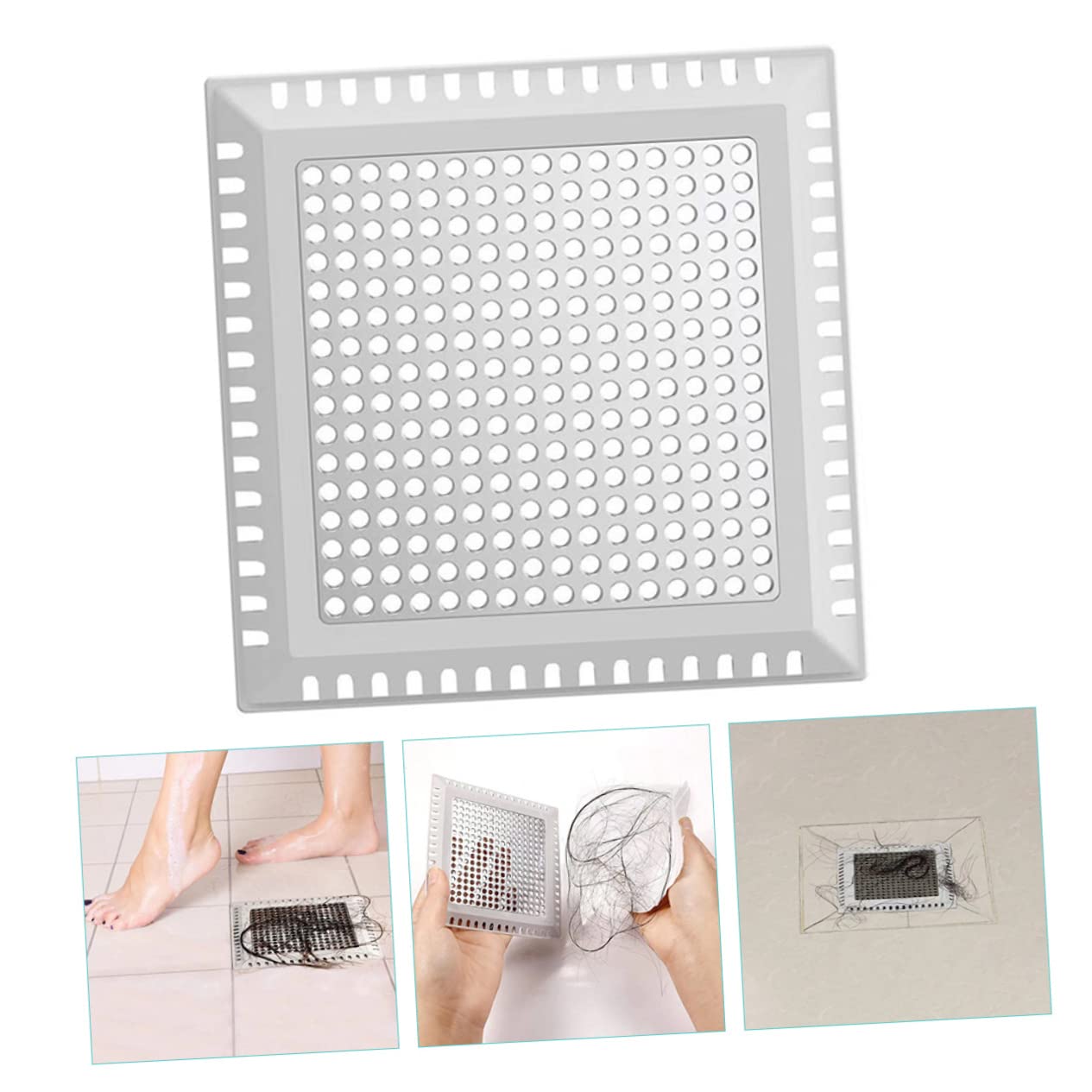 jojofuny 5piezas Desagüe De Inoxidable Filtro De Pelo Rejilla Antidesbordamiento para Baño y Cocina contra Atascos y Olores De Limpiar Instalar