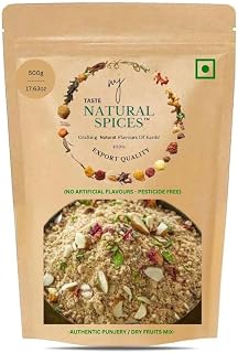 Dry Fruit Mix Panjiri, Premium Blend of Assorted Nuts, Dates Seeds & Dried Fruits, Post Pregnancy Panjeeri, Post Natal Diet, Sugar Free, Freshly Made (17oz)