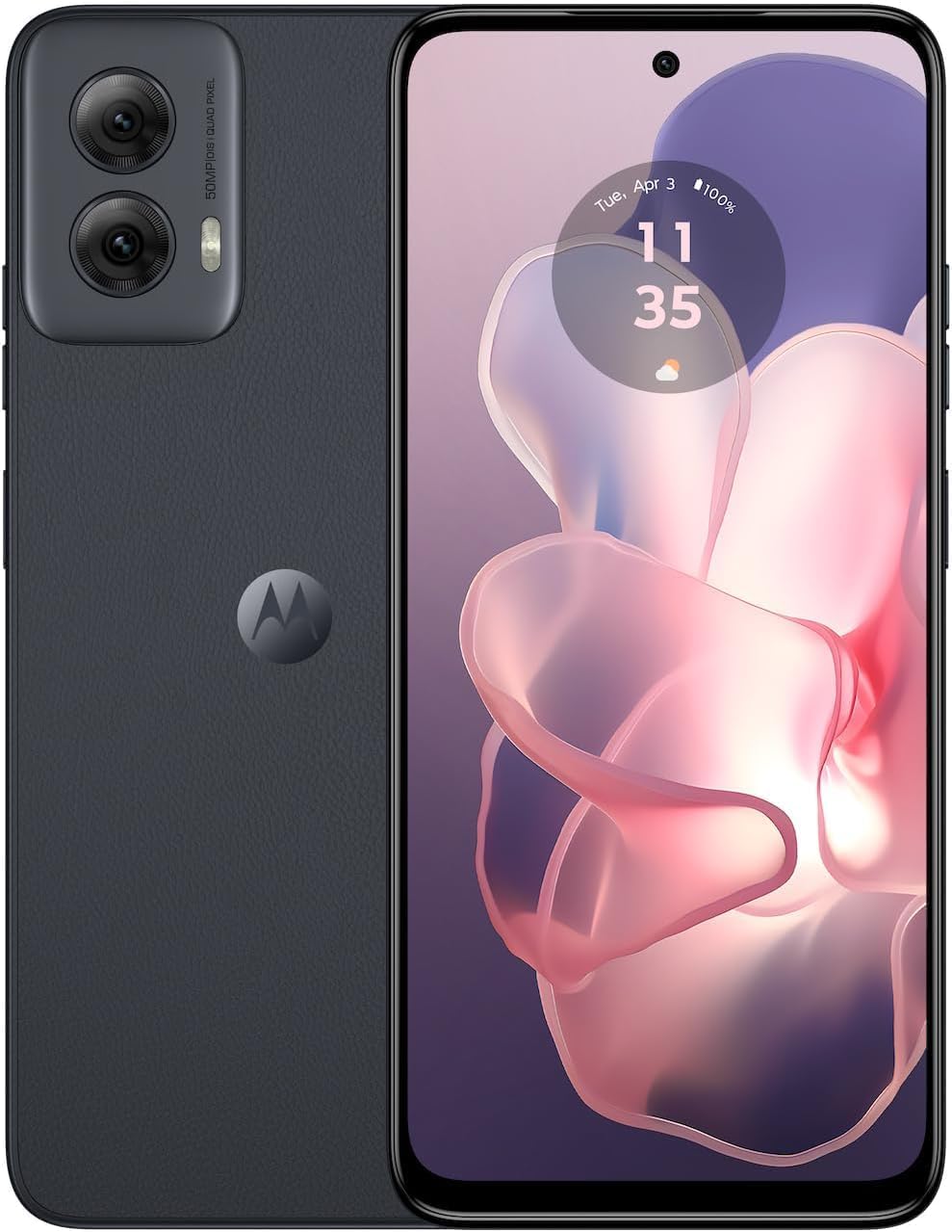 Motorola Total Wireless Moto G Power 5G (2024) XT2415V 128GB Storage 8GB RAM 6.7" FHD+ Display 50MP Camera Black (Renewed)