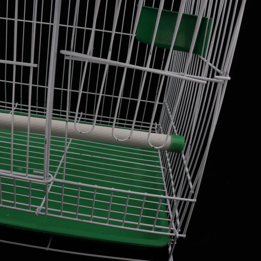 Großer Vogelkäfig aus Metall mit Tablett für Wellensittiche, Papageien, Kanarienvögel, Nymphens
