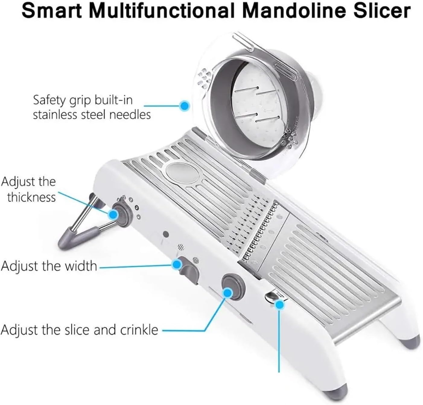 Vegetable Cutter 18 Types Adjustable Mandoline Slicer Stainless Steel Vegetable Julienner Grater Onion Potato Slicer Cutter KC0326 Convenient