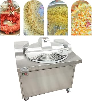 Electric Meat Vegetable Fruit Food Chopper 24L Commercial Prep Food Processor 1500W Food Grinder Blender Cutter Mixer Stainless Steel Blade for Vegetable Fruit Meat Ginger Garlic