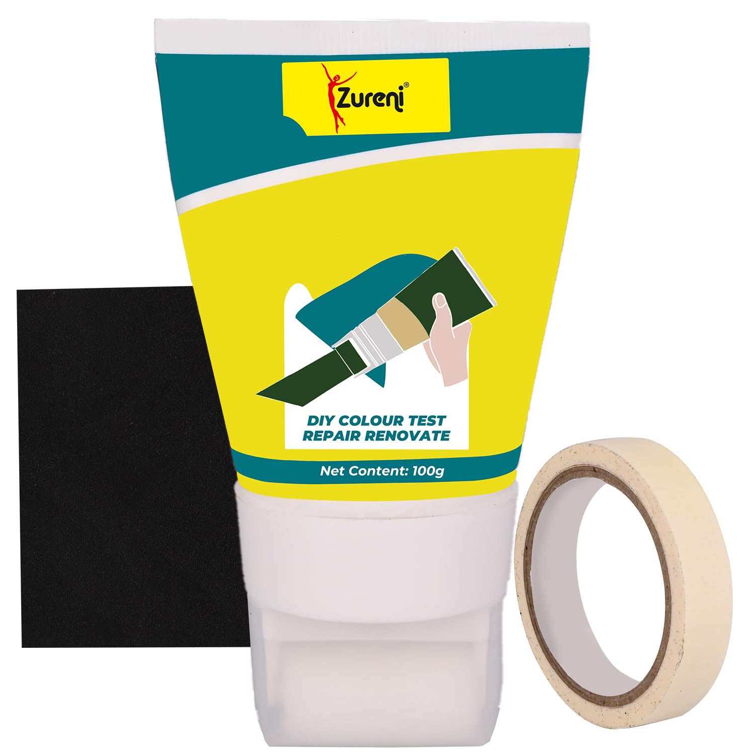 Zureni Wall Crack Filler Tube Water Resistant Sealant Paste Agent for Home Kitchen Bathroom Roof and Room Gap Grout Hole DIY Repair & Paint Use (Cream, Pack of 1, 100g) (B0CYC4QRKQ) Amazon Price History, Amazon Price Tracker