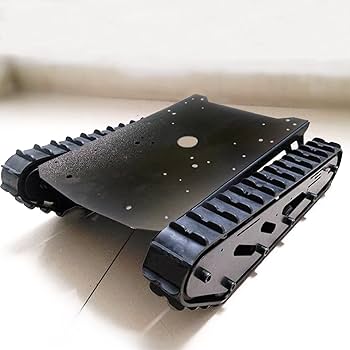 Amazon | T007 メタルロボットタンクシャーシキット Arduino用純ゴム