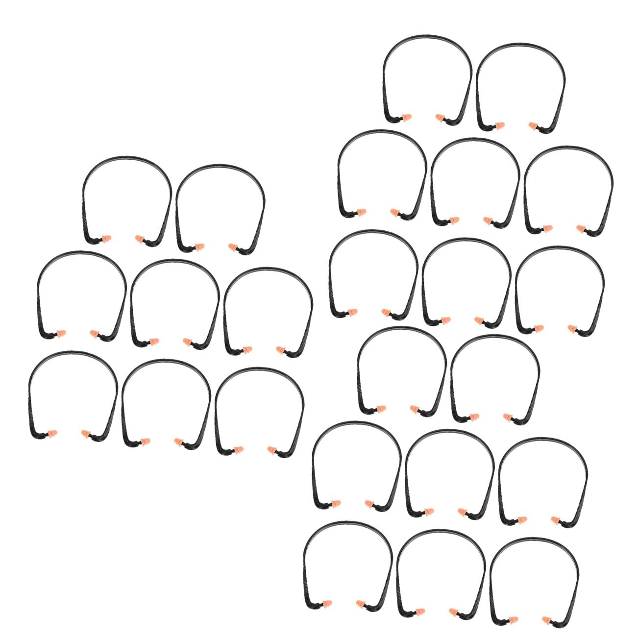 24piezas Para De Silicona Reutilizables Banda Reducción De Ruido Efectiva Para Estudiar Dormir y