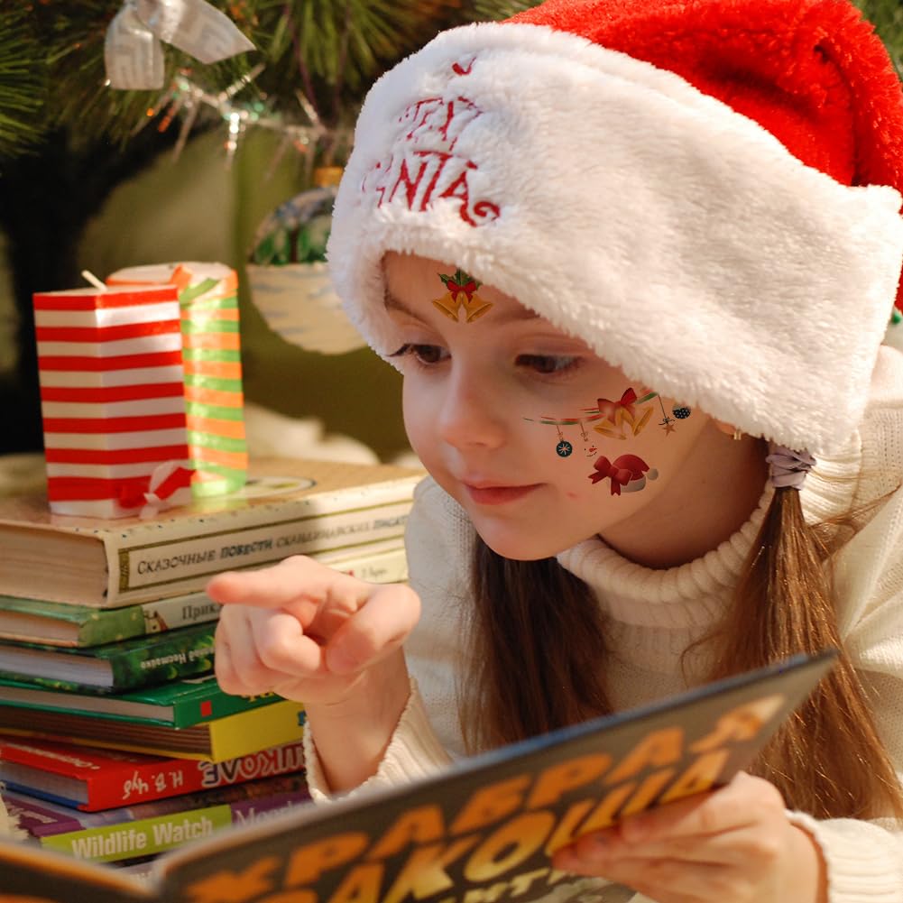 Christmas Face Temporary Tattoos - Image 4