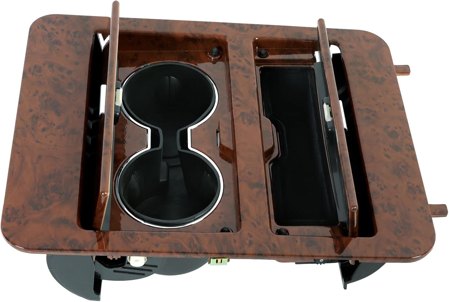 Dark Woodgrain Center Console Cup Holder/Storage Full Size Trucks SUV' for Silverado 1500 2007-2013,for Tahoe/Yukon/Escalade 2007-2014,for Yukon XL 2500 2007-2013