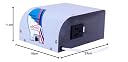Axvolt 650W Step Down Voltage Converter Transformer | 220V–240V to 110V–120V Power Converter | For US, Canada & Japan Appliances in India | Wall-Mountable | MCB Overload Protection | Heavy-Duty gallery image