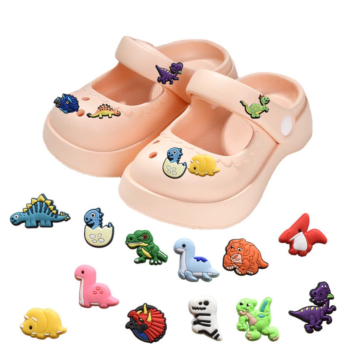 28 Piezas Shoe Charms, Adornos para Zapatos, Pins Decorativos de Dibujos Animados Accesorios y Encantos para Zapatos, PVC Encantos Cristal Clog ​Adornos para Zapatos para Niñas y Niños