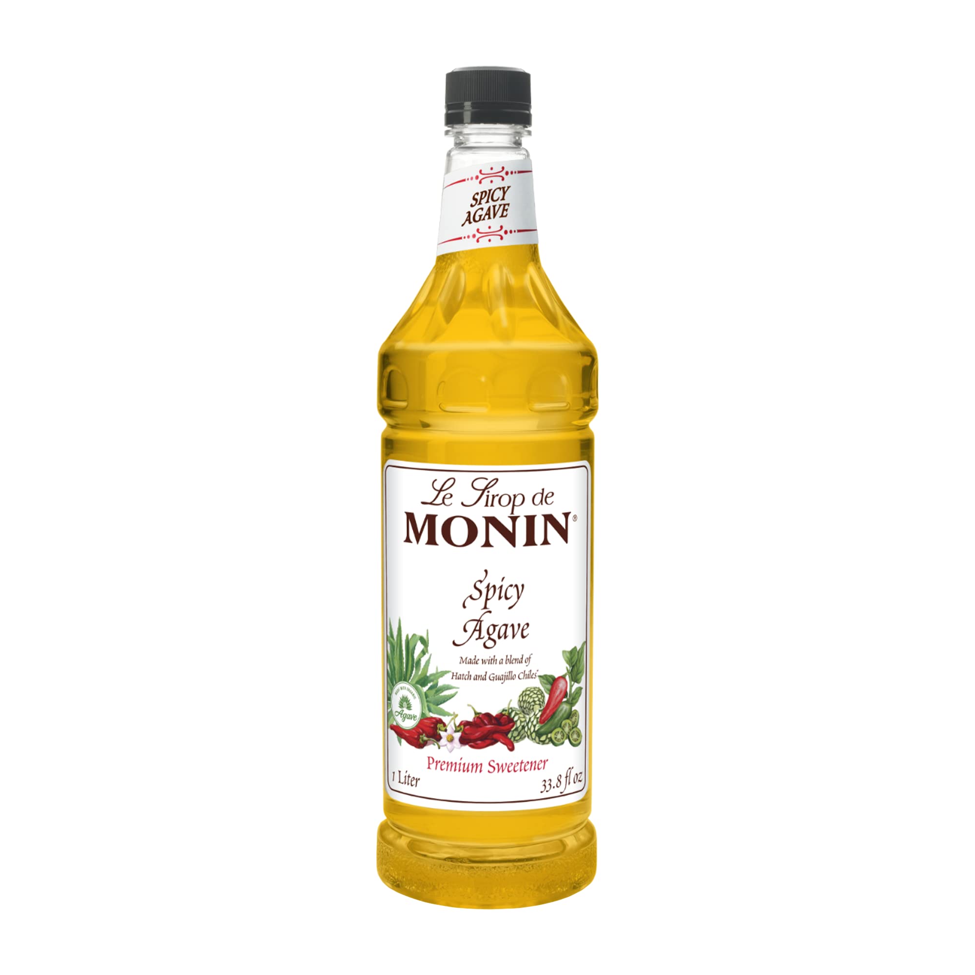 Amazon.com: Monin - Spicy Agave Sweetener, Made with Organic Agave Nectar,  Great for Margaritas, Ranch Waters, Lemonades, & Specialty Cocktails, No  Artificial Ingredients, Gluten-Free, Non-GMO (1 Liter) : Grocery & Gourmet  Food