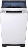 MagicChef 1.7 Cu. Ft. Portable Compact Top Load Washer, White - Stainless Steel Tub, 800 RPM Spin, 6 Programs
