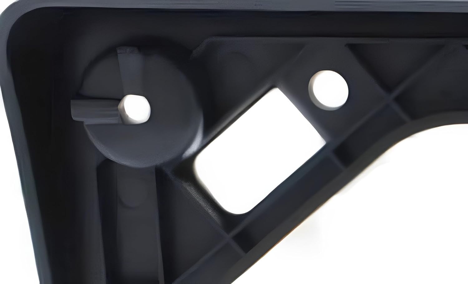 I-Match Auto Parts Front Bumper License Plate Frame Mounting Bracket Tag Holder Black Textured Plastic for 2010 2011 Toyota Prius 5211447070 TO1068111