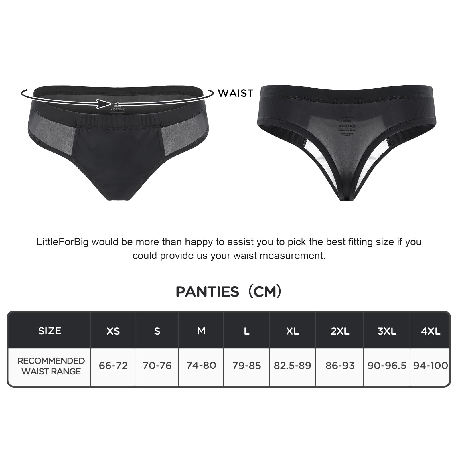 LittleForBig Fascia sottile Traspirante Tucking Gaff Brasiliano Cheeky Mutandine Liscio Setoso Nascondere Gaff Shaping Slip per Crossdresser Transgender Individui
