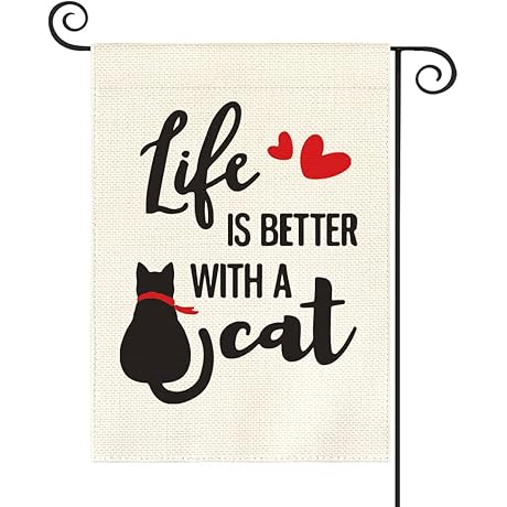 AVOIN COLORLIFE Cat Garden Flag: A Joyful Display for Cat Lovers