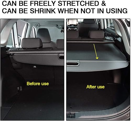 Miniatura 133 de Powerty Cubierta de Carga para Accesorios Kia Sportage 2023-2025 2026, Textura de Lona Cubierta Retráctil para Maletero Trasero de Carga de Equipaje