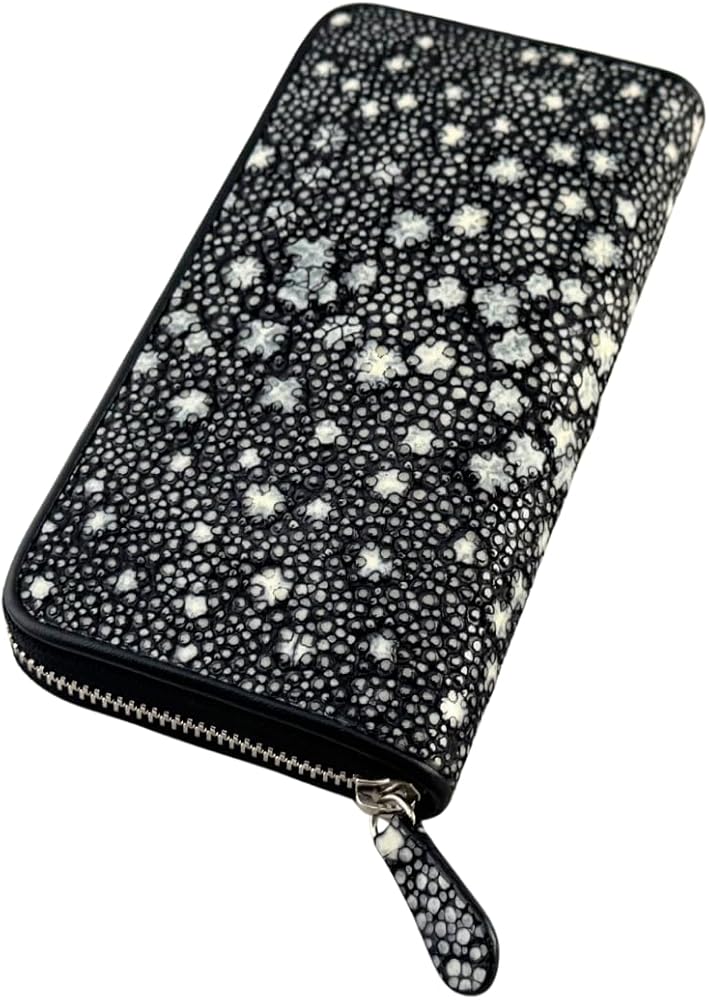 スタースティングレイ 希少 エイ革 本革 メンズ レディース 財布 長財布 スタースティングレイ 希少 エイ革 本革 メンズ レディース 財布 長