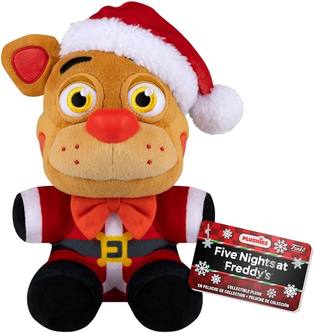 Funko Plush: Five Nights At Freddy's (FNAF) - Holiday Freddy Fazbear - (CL 7") - Collectable Soft Toy - Birthday Gift Idea - Stuffed