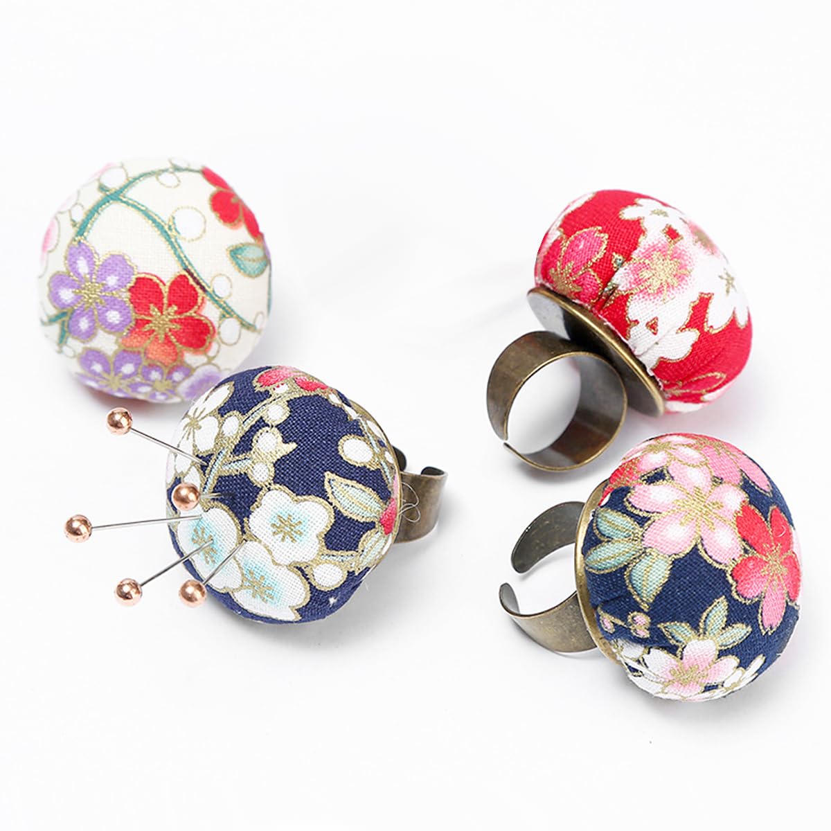 Bagues réglables pour couture et matelassage : lot de 4 accessoires pour patchwork