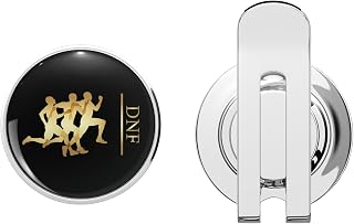 Running Race, DNF Golf Hat Clip with Magnetic Ball Marker