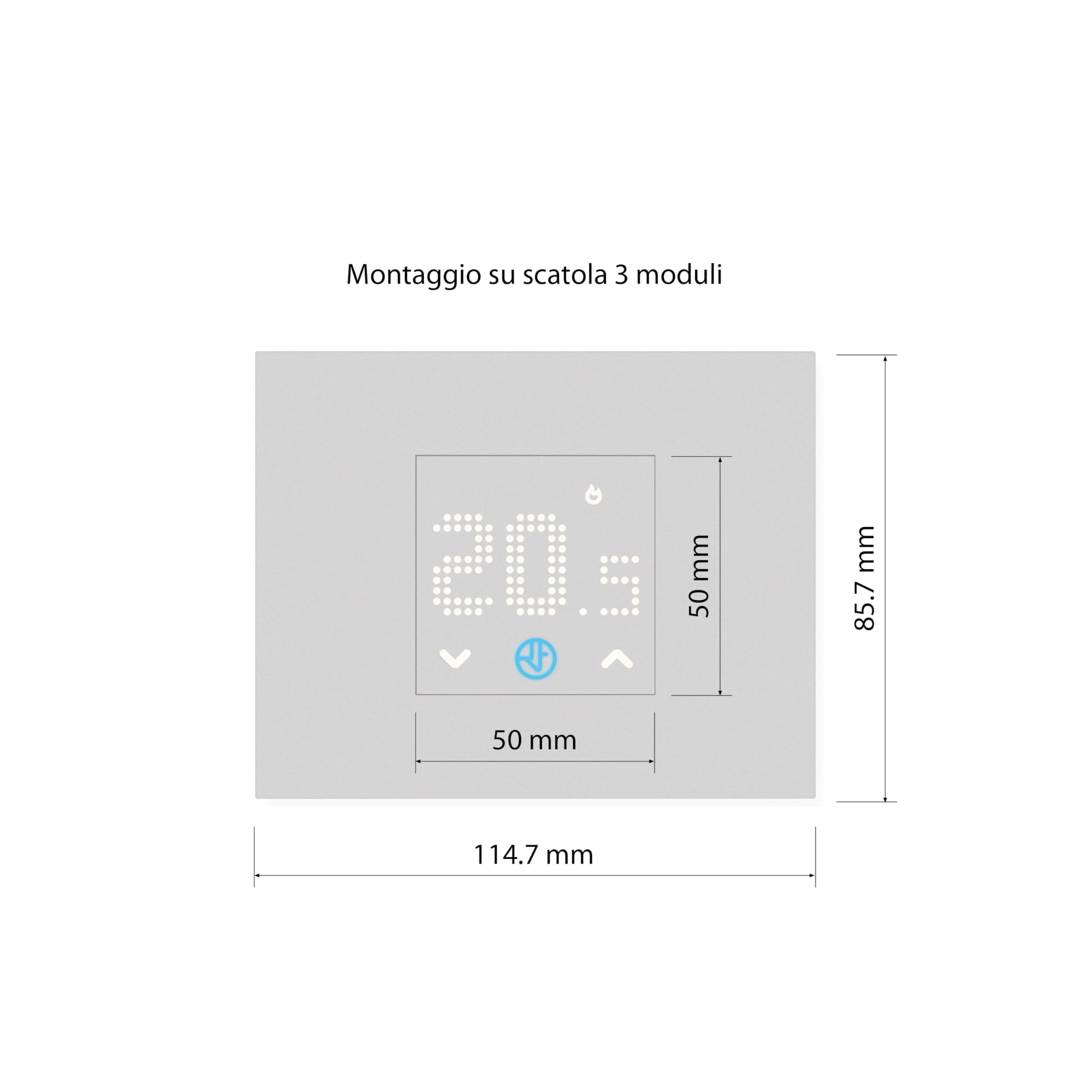 Thermostat Finder encastrable 110…230 V AC - Type 1T.T1