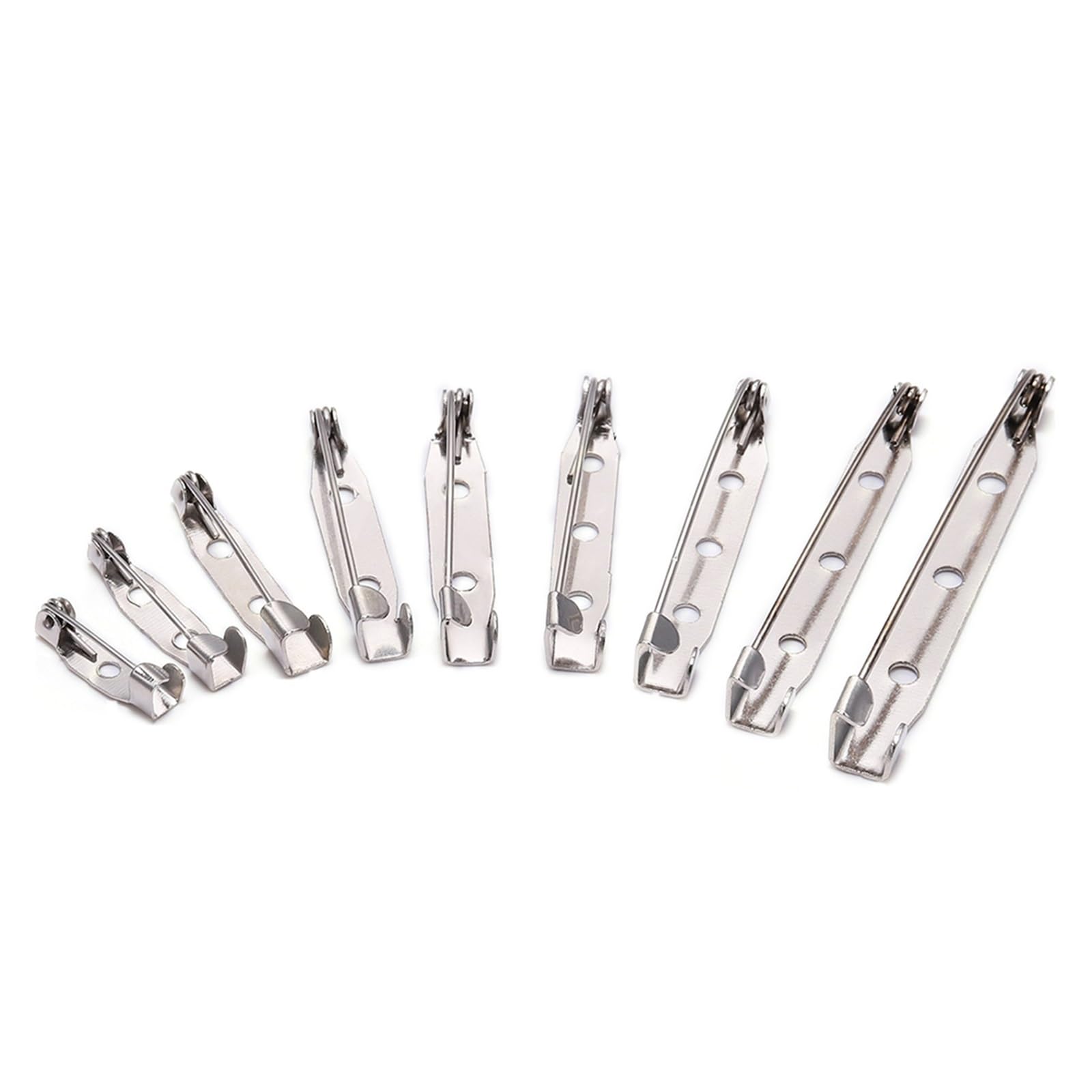 50Pcs Brooch Clip Base Pins Blank For DIY Jewelry Making Supplies(38 mm)