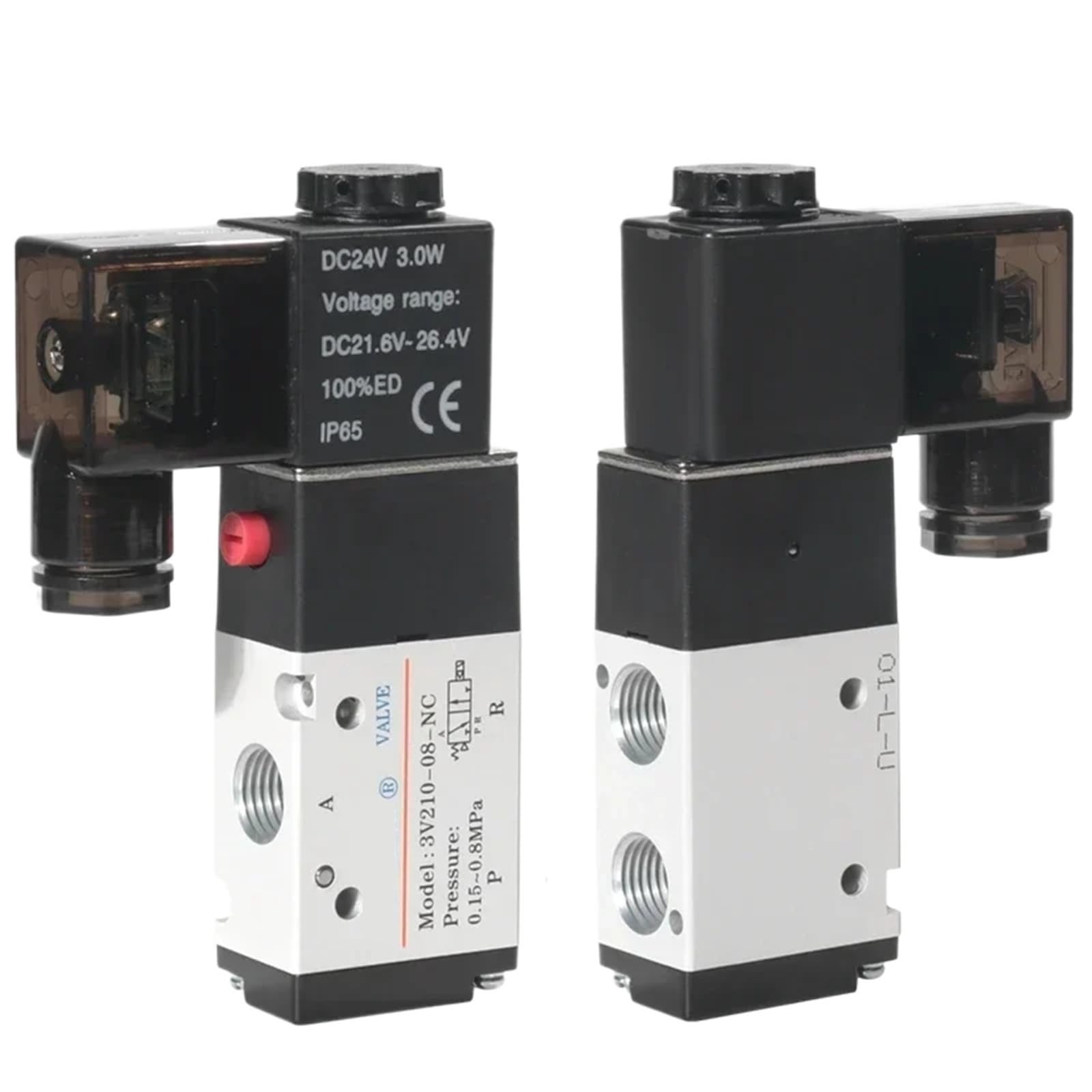 Valve magnétique 24V 3V210-08 pour contrôle d'air fluide