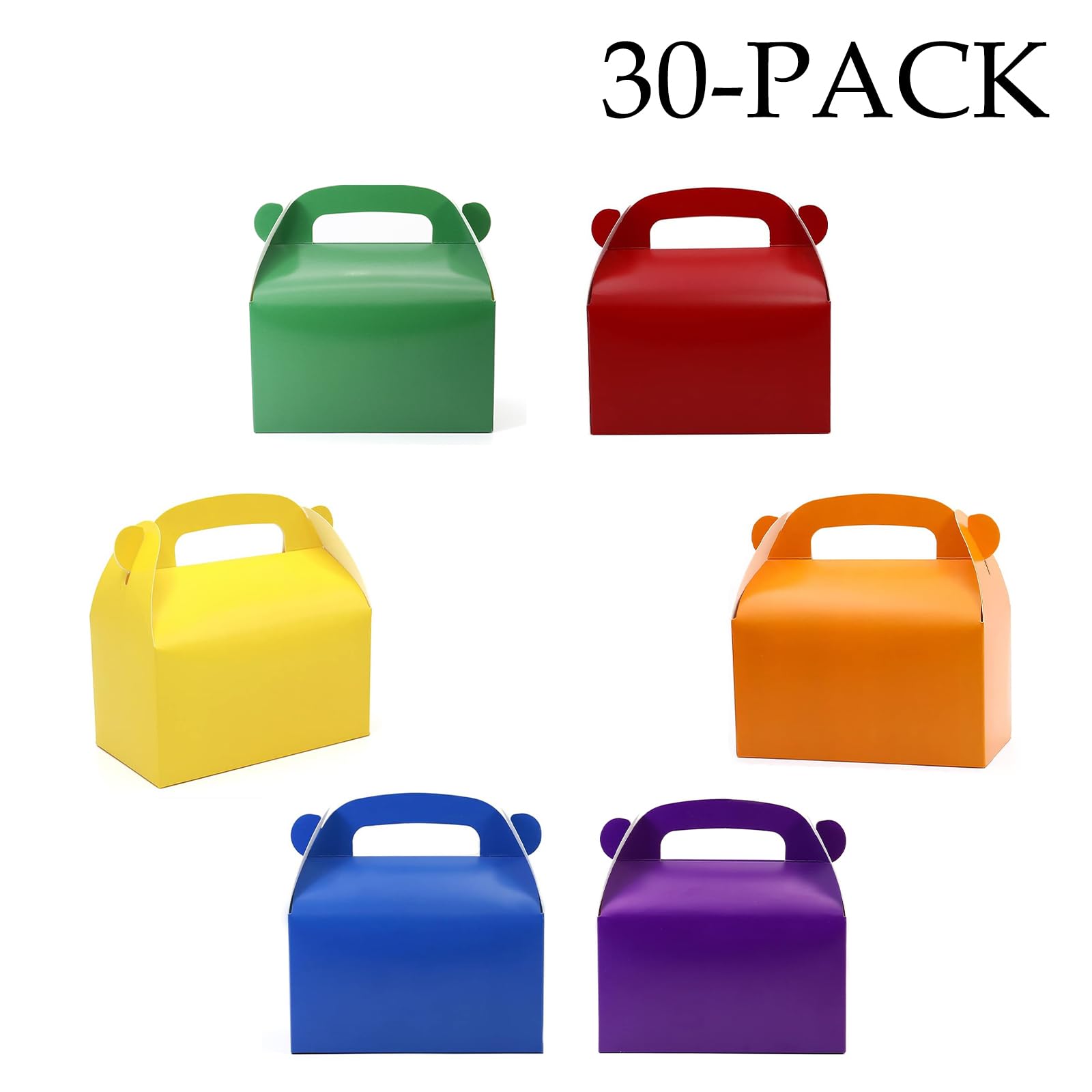 Oletx 30 scatole regalo di colore misto scuro, 17,5 x 16,5 x 8,9 cm