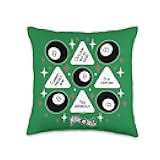 Magic 8 Ball - Magic 8 Ball Grid Throw Pillow