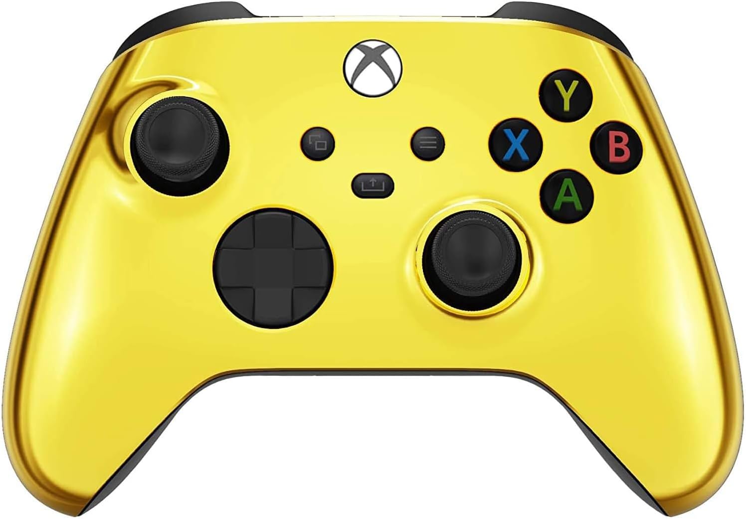 Custom Controllerzz Wireless Controller for Microsoft Xbox Series X/S & Xbox One - Custom Soft Touch Feel - Custom Xbox Series X/S Controller (X/S Gold)