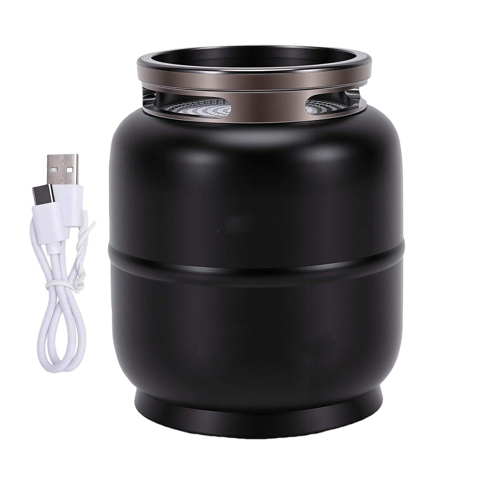 Annadue Enceinte Bluetooth 5.4 Gaz Cylindre Rétro, 3W Portable, pour Usage