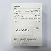 Vista 9 de Auriculares inalámbricos, auriculares Bluetooth 5.3, auriculares estéreo de graves profundos con micrófono HD, auriculares inalámbricos en la oreja