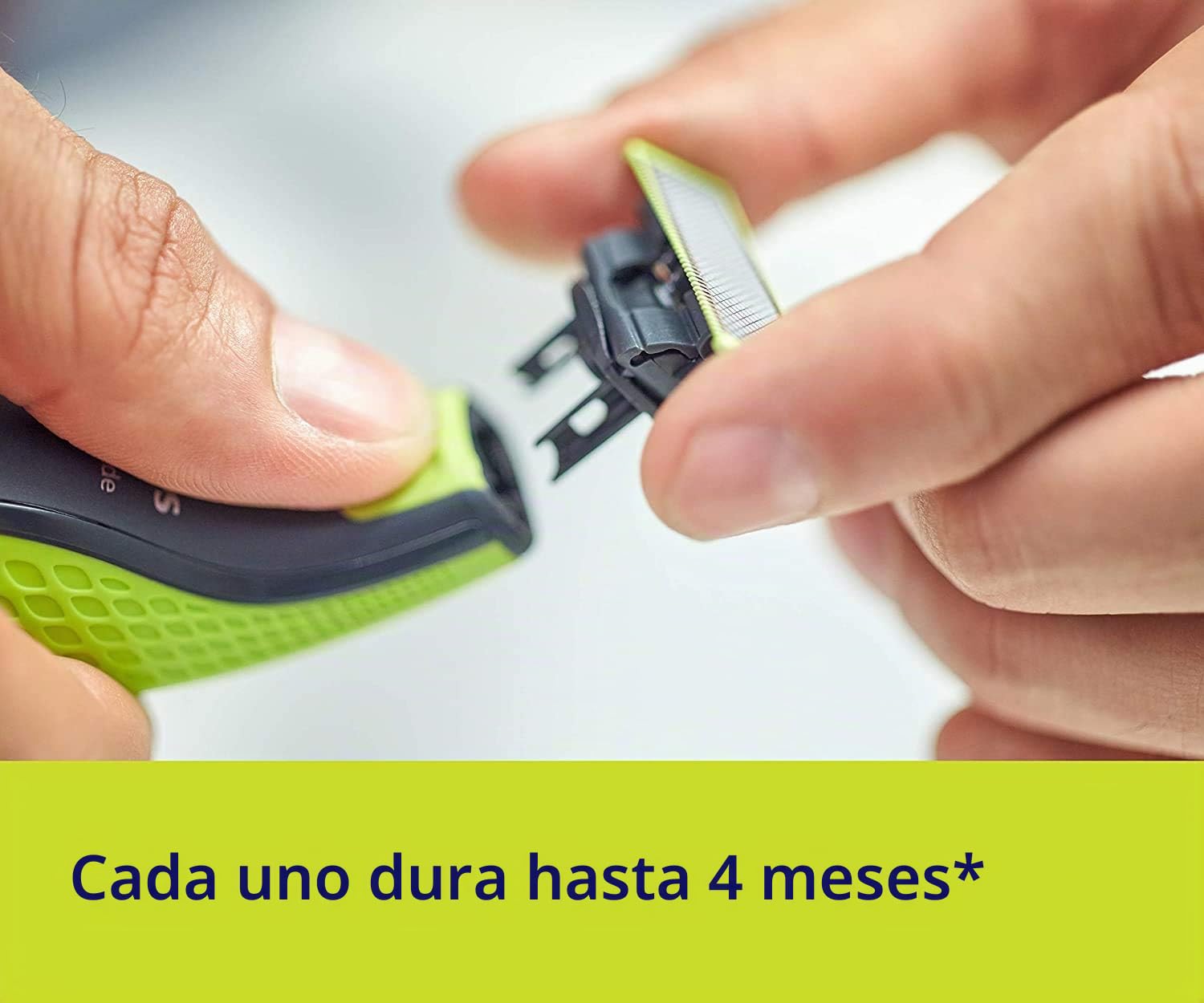 Philips Cuchilla de Recambio QP210/50, Negro, Verde, Acero Inoxidable, 1